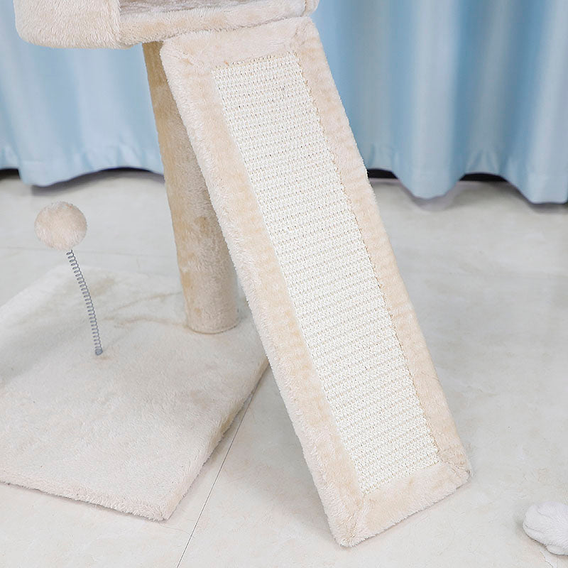 43 inches plush cat tree with perch