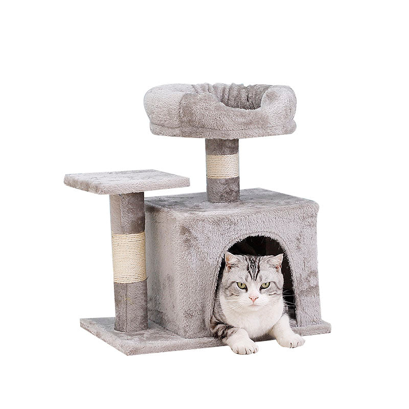 20 inch plush cat tree with condo