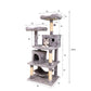 57 inch plush cat tree with condo