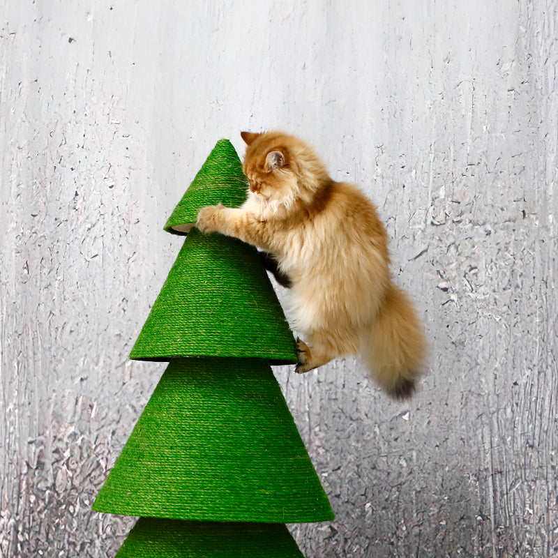 52-inch Christmas tree cat tower