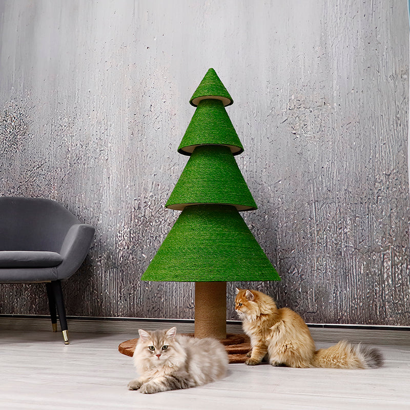 52-inch Christmas tree cat tower