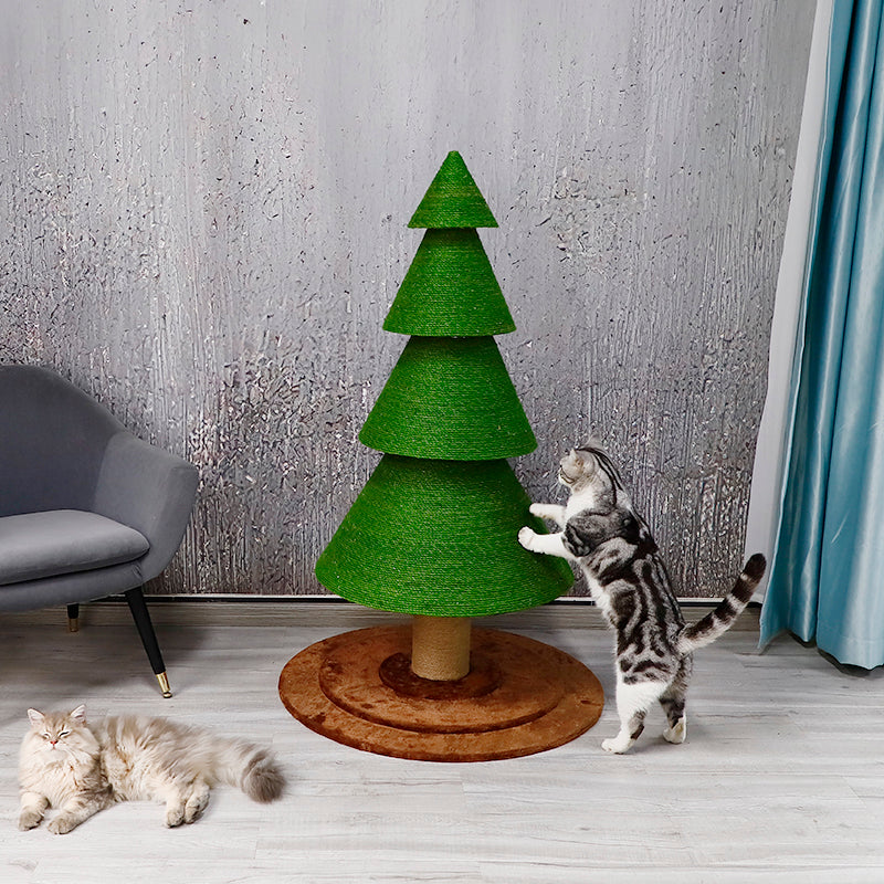 52-inch Christmas tree cat tower