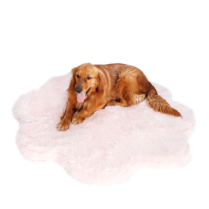 Orthopedic fluffy indoor dog bed