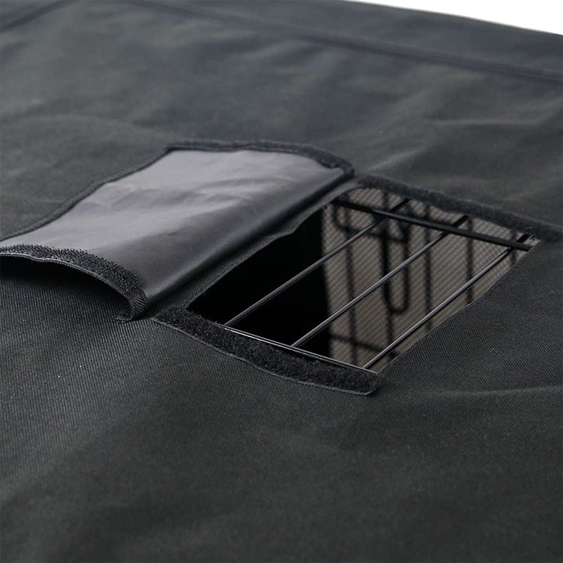 Cold-proof and warm dog crate cover