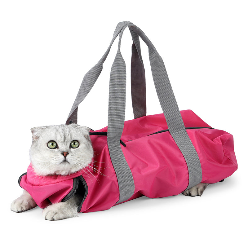 Multifunctional cat restraint bag