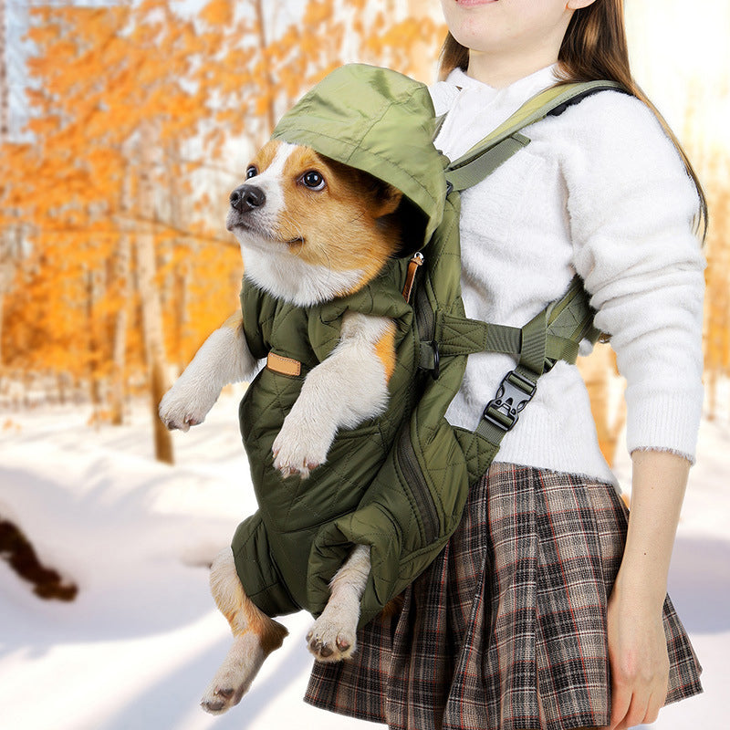 Winter Thickened Pet Carrier