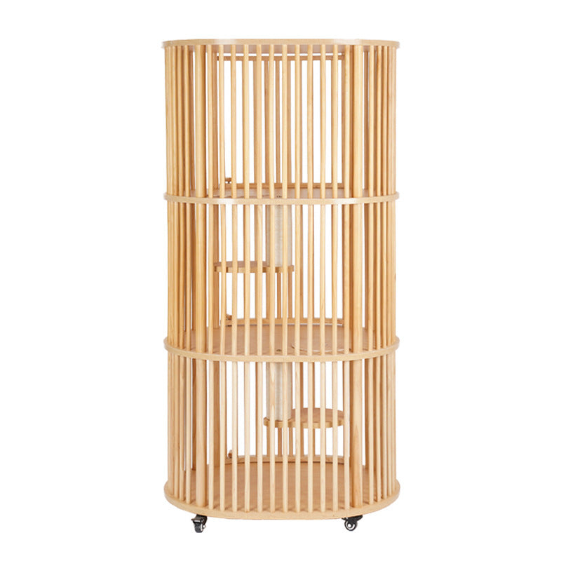 Three-layer wooden cat cage large pet house