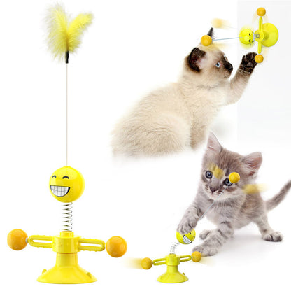 Spring doll cat toys