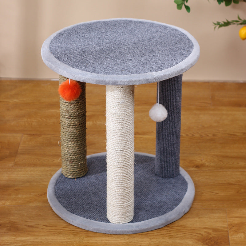 Sisal double layer cat platform