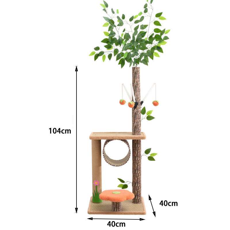 Simulate tree cat tower