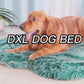 Orthopedic fluffy indoor dog bed